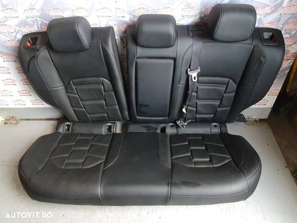 Interior din piele neagra electric de Nissan Qashqai an 2018 - 2