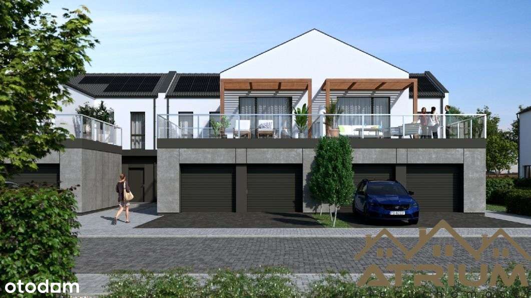 Nowy bliźniak Szczytniki z ogródkiem 12-10