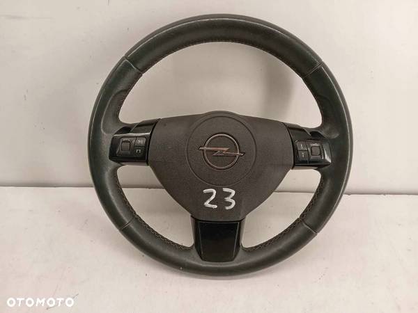 KIEROWNICA WIELOFUNKCYJNA SKÓRA AIRBAG OPEL ASTRA III H 04-09 - 3