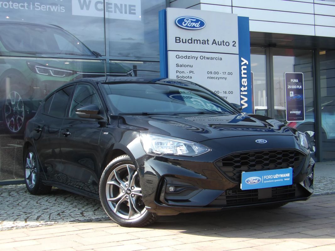 Ford Focus 1.0 125 KM Benzyna, Bezwypadkowy, Gwarancja 12-mcy