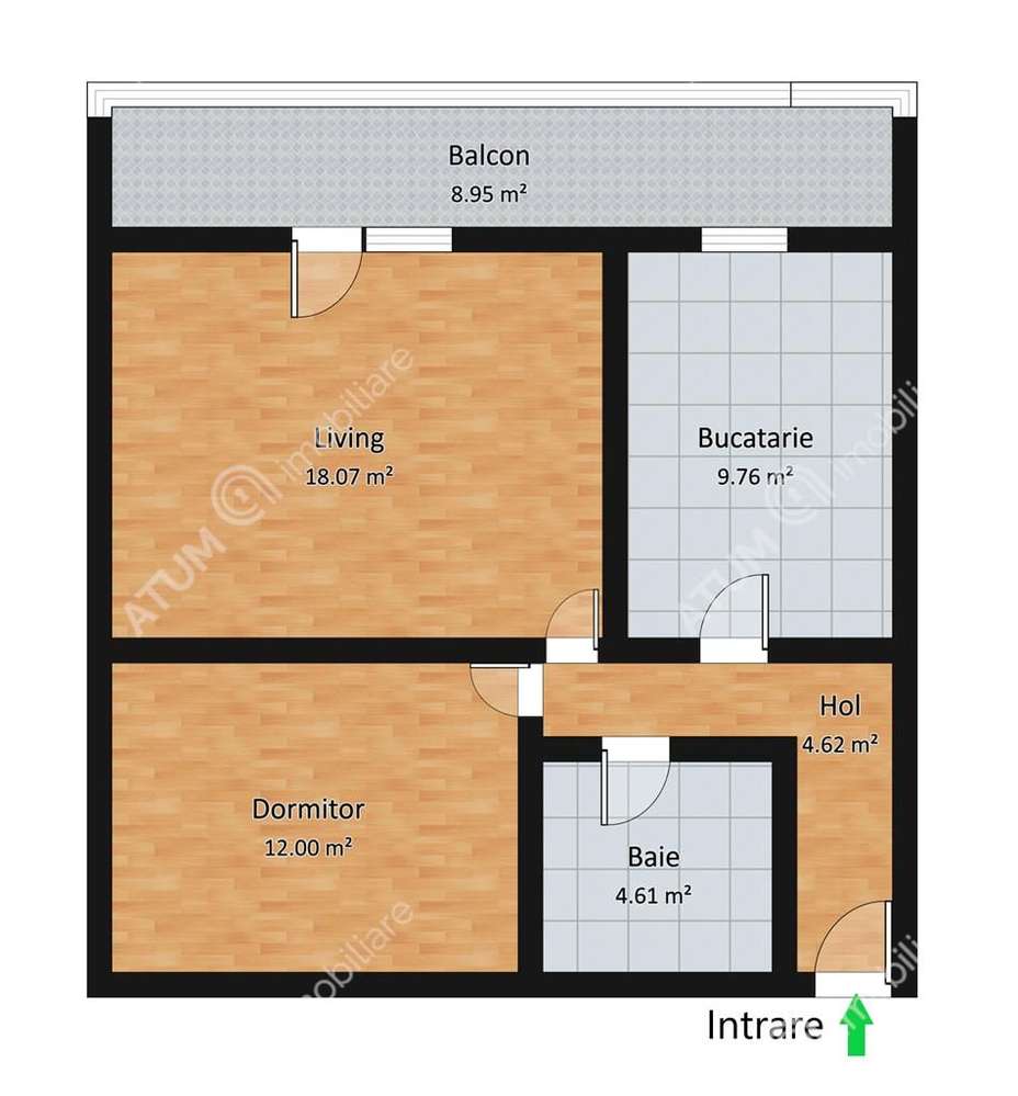 Apartament 2 camere decomandate balcon parcare subterana Balanta Sibiu-6