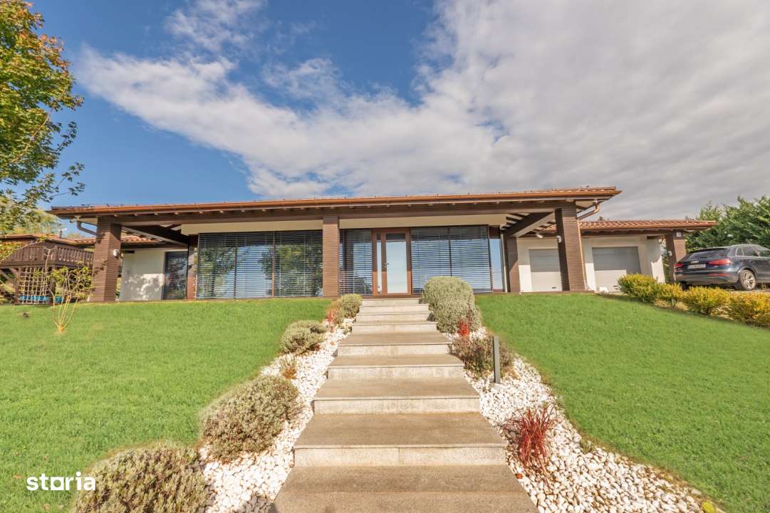 Casa individuala premium| piscina exterioara |Teren 3730 mp| la 11 km