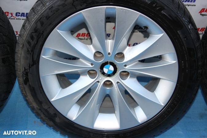 Jante Aliaj Aluminiu Roti BMW Seria 5 E60 / E61 225/50 R17 / 71/2Jx17EH2 5x120 DUNLOP M+S DE IARNA  COD: 6758775 / 0544070 - 4