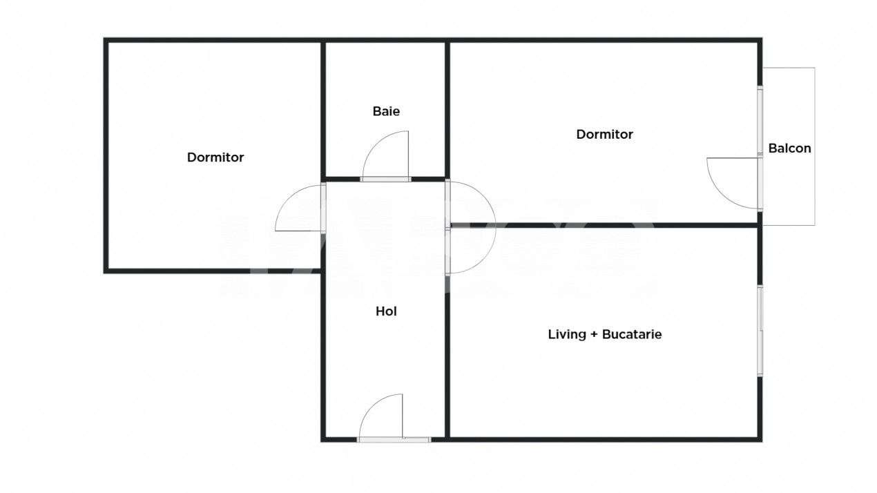 Apartament 3 camere 63 mp - geam la baie balcon - etaj 1 - parcare - Imagine principală: 5/8
