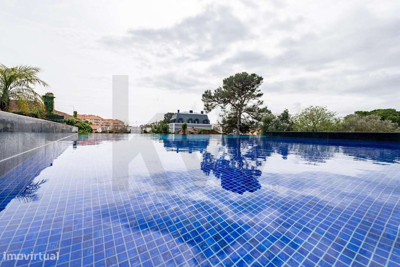 Apartamento T4 com Jardim e Piscina na Parede – Cascais-5