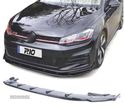 SPOILER LIP FRONTAL PARA VOLKSWAGEN VW GOLF 7 GTI PRETO BRILHANTE 2013-2020 - 1