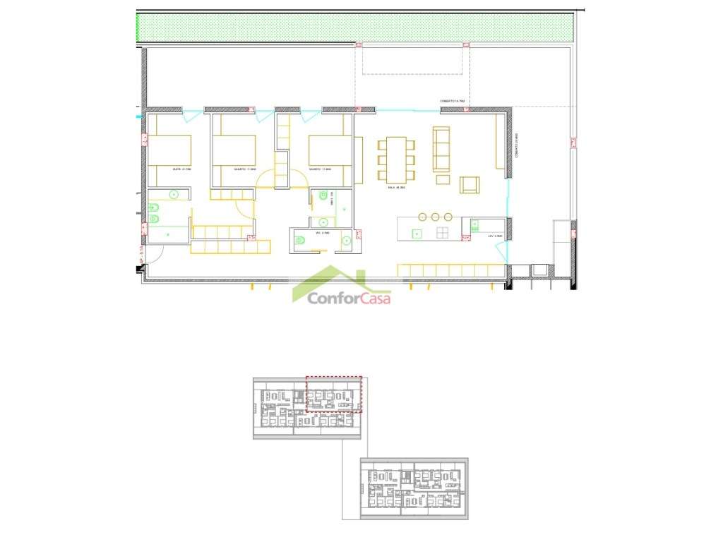 Apartamento T3 em Ferreiros - Condomínio privado, com Piscina e Gin...-20