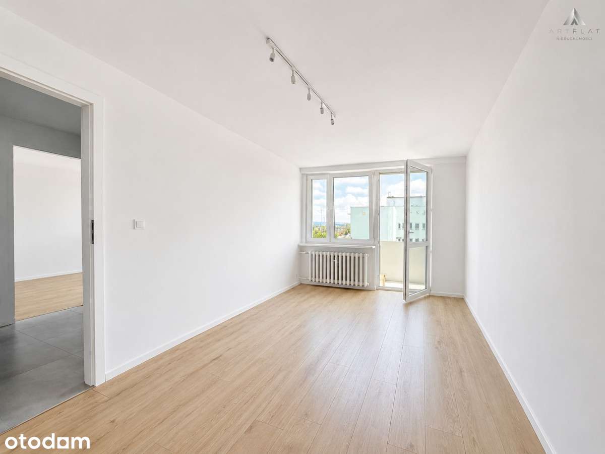 2 pokoje po remoncie | Balkon | 650 m od dworca