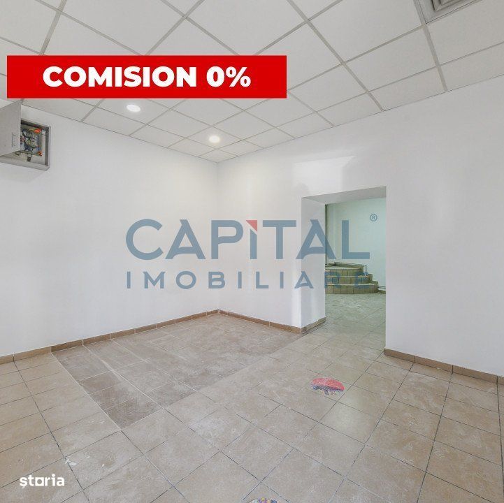 Spatiu comercial de inchiriat, 44mp, vad pietonal si auto, Comision 0