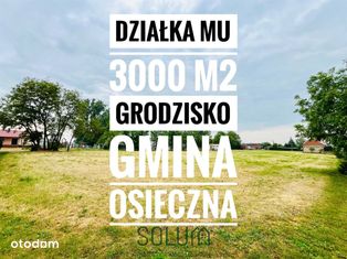 Działka 3000 m2 Mu 10 min. od Leszna