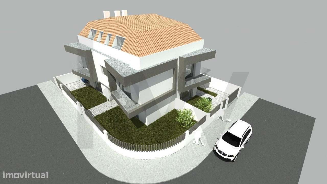 Moradia geminada Triplex T3 + 1 I 3 Suites I 4 WC I Fernão Ferro - Grande imagem: 3/13