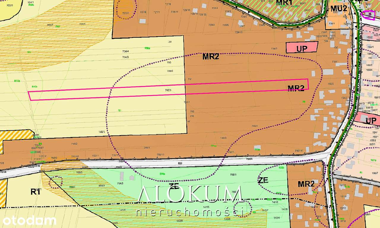 Duża działka rolno-budowlana 1,43 ha (67 ar budowlane)! Okazja cenowa! - Pełny obrazek: 2/7