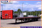 Inny Naczepa platforma H=950 mm MEGA Trailers, budowlana 13.60 m !. - 2