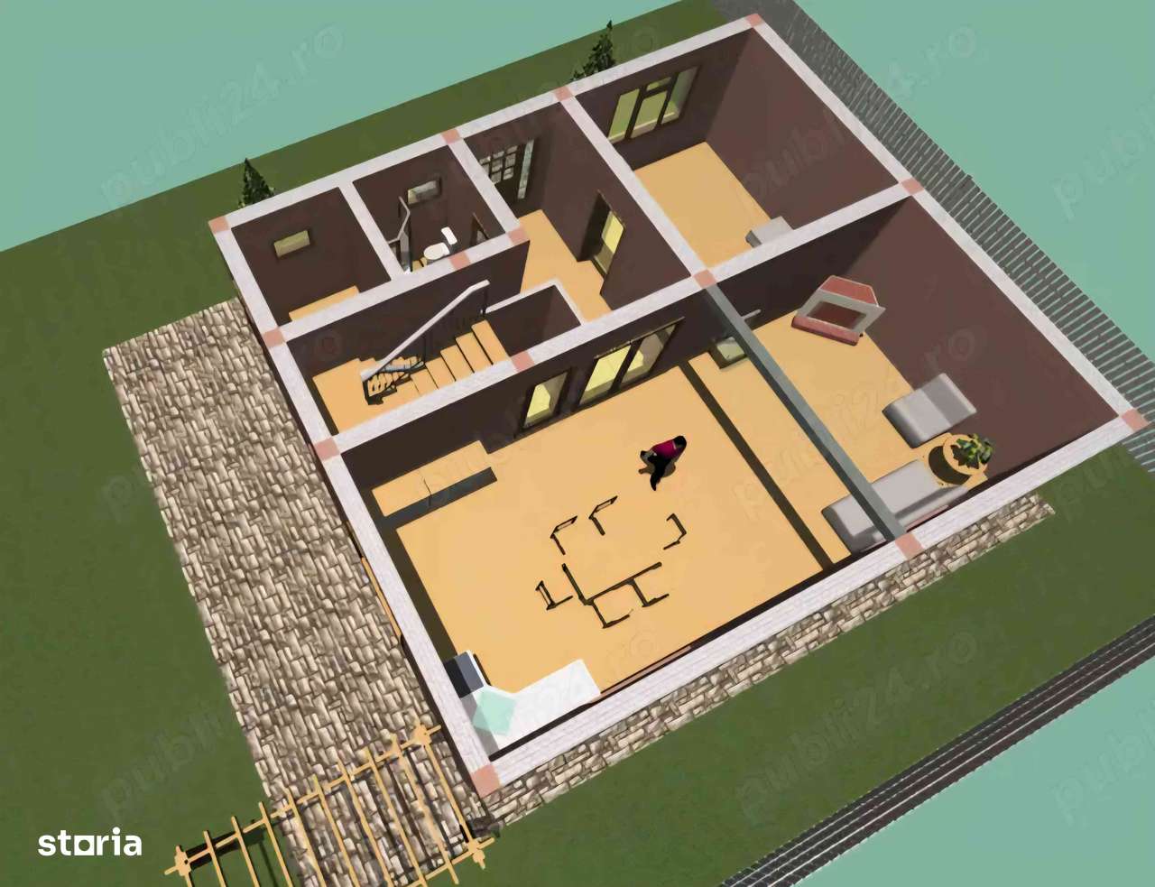 Casa individuala la rosu cu 830mp teren in Horpaz, com Miroslava - Imagine principală: 4/7