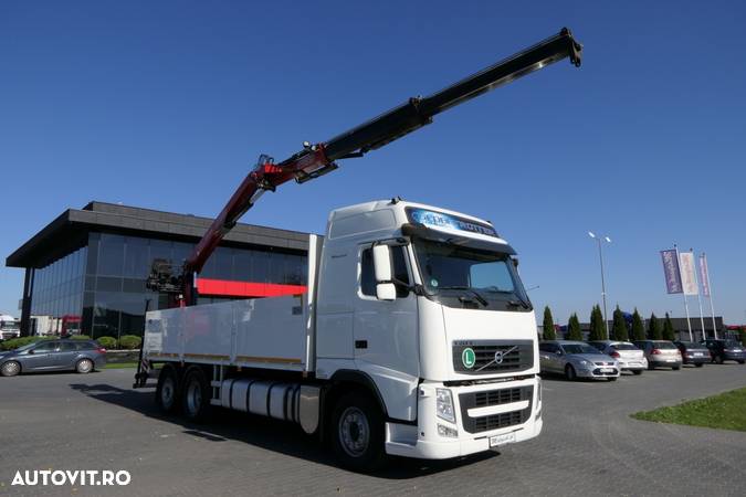 Volvo FH 420 / 6 X 2 / BOX- 6,5 M + MACARA FASSI F 215 AS / AXIE DE DIRECȚIE / EURO 5 / EEV / AN 2010 - 8