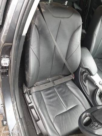 Scaun Fata Dreapta Piele Neagra cu Incalzire BMW Seria 3 F30 F31 2011 - 2019 - 2
