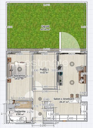 Najpiękniejszy 3pokojowy apartament na Retkini-13