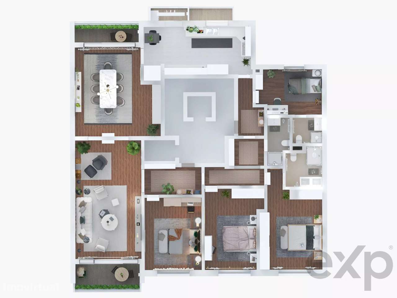 Penthouse t4+1 renovação total, a estrear - Grande imagem: 2/43