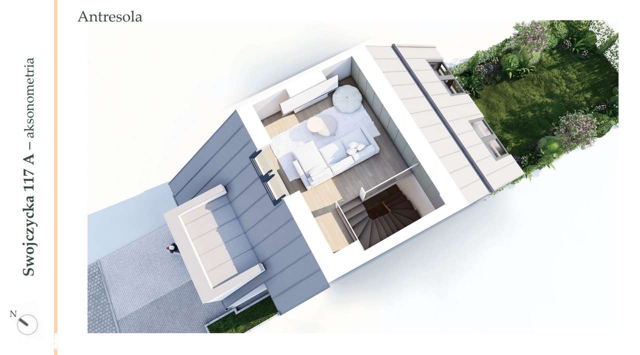 Przestronny lokal mieszkalny/szereg z antresolą, ogrodem i garażem-4