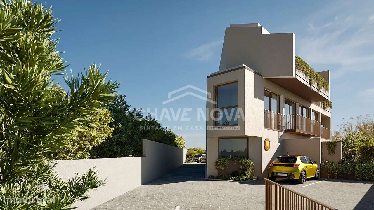 T2 Novo c/ Varanda e Lugar de Garagem 2 Viaturas em Arcozelo (Praias)-22