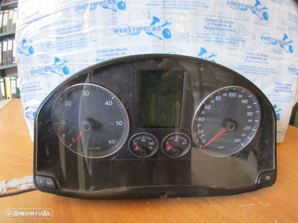 Quadrante A2C53023102 A2C53025660 1K0920874M VW GOLF 5 1K 2008 1.9TDI 105CV 3P PRETO KM/H  DIGITAL - 1