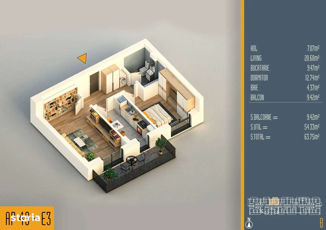 Theodor Pallady Apartament 2 camere Nicolae Teclu - Imagine principală: 5/8