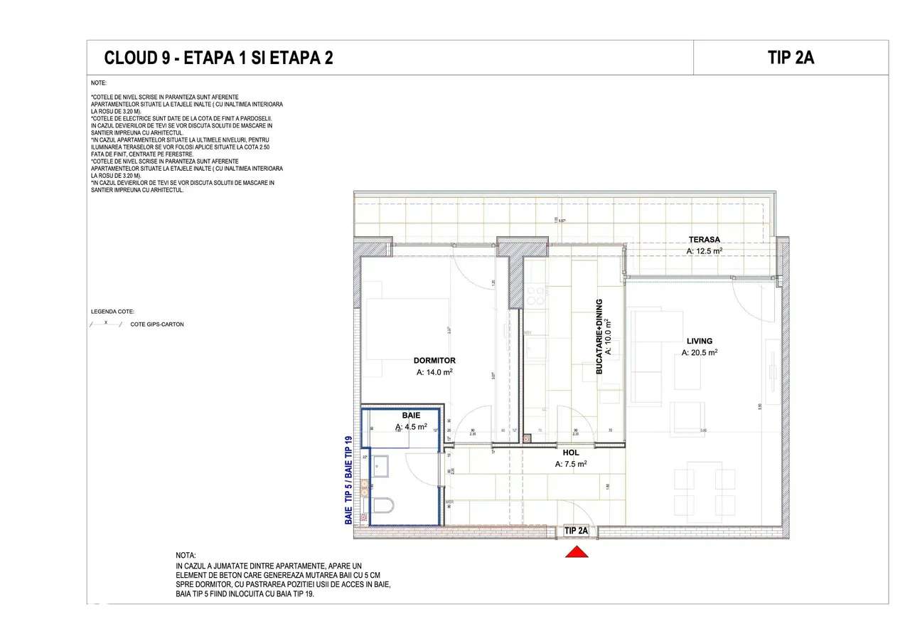 Apartament 2 camere - Imagine principală: 2/25