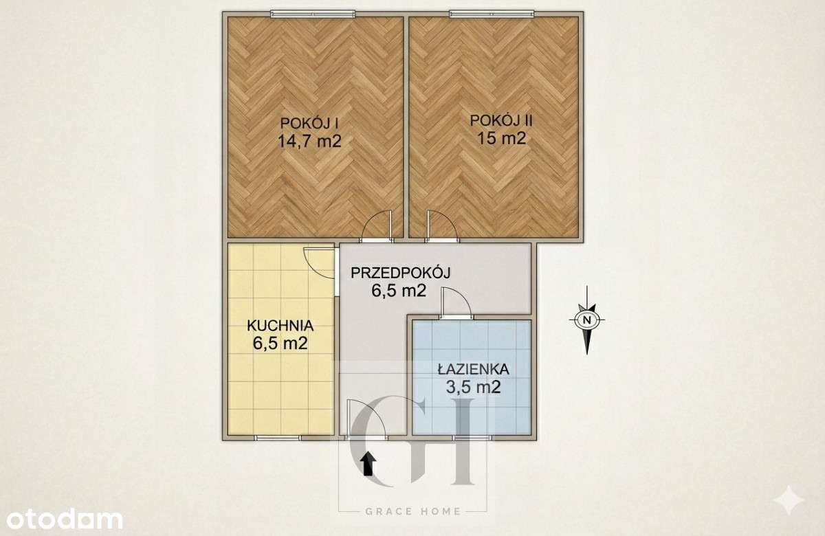 Świetne 2 pokoje z oddzielną kuchnią na Woli-14