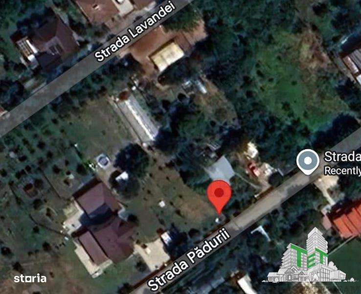 Teren 2000mp intre case langa Padurea Teghes-3