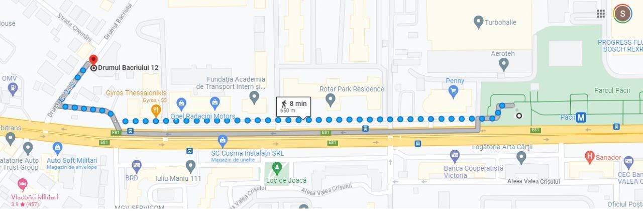 600 m metrou Pacii, nemobilat, Iuliu Maniu, parter, finisat, parcare