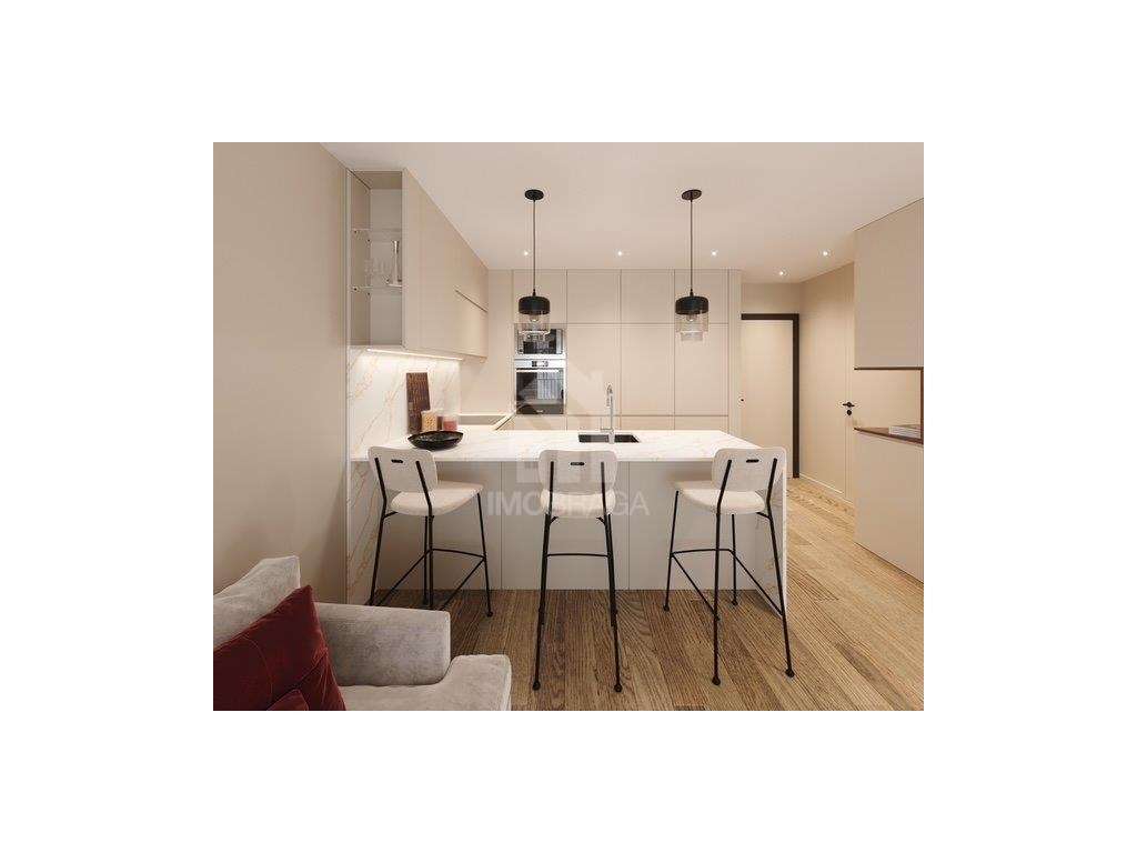 Apartamento T1 Novo com Varanda na Sé - Braga - Grande imagem: 3/7