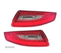 FAROLINS TRASEIROS PARA PORSCHE 997 04-08 FULL LED VERMELHO - 1