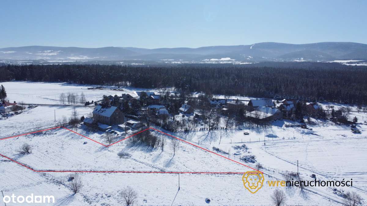 Klimatyczna działka na Pogórzu Izerskim/MPZP Mnu-5