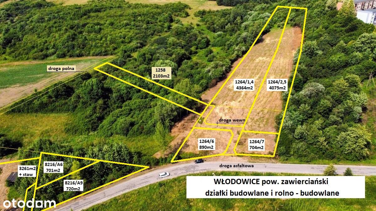 Sale - 10% Działka rolno-budowlana 2103m2 (Zawiercie 10km, K-ce 55km) - Pełny obrazek: 5/20
