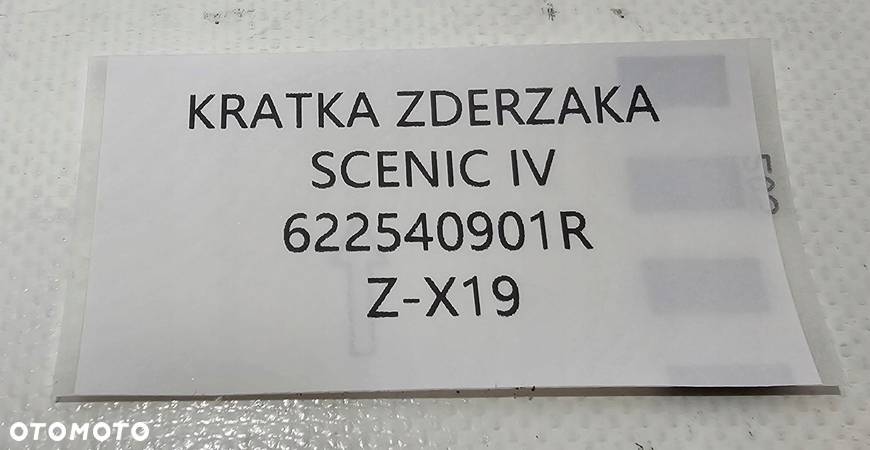 NOWA ORG KRATKA ZDERZAK PRZÓD RENAULT SCENIC IV 4 / GRAND SCENIC - 9