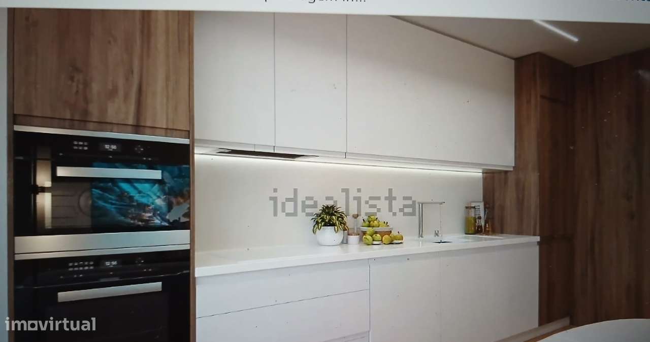 Apartamento T1 Novo com varanda, garagem e terraço-11