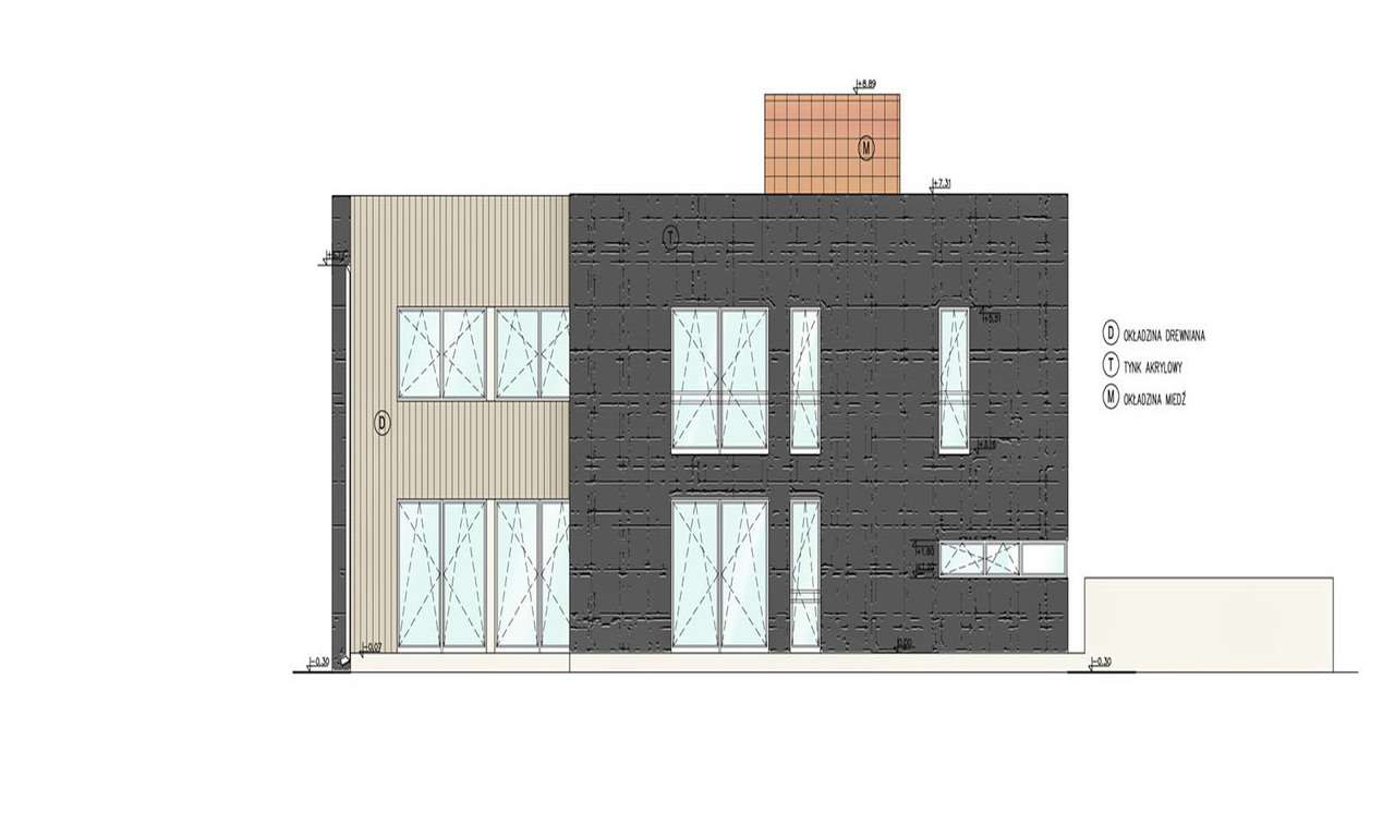 Dom w stanie surowym działką i potencjałem na prestiżową rezydencję - Pełny obrazek: 3/4