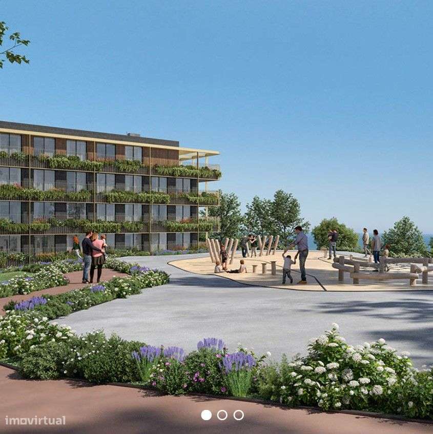 T3 Novo c/ Varanda Ampla e Lugar de Garagem na Afurada (Marina) - Grande imagem: 5/11