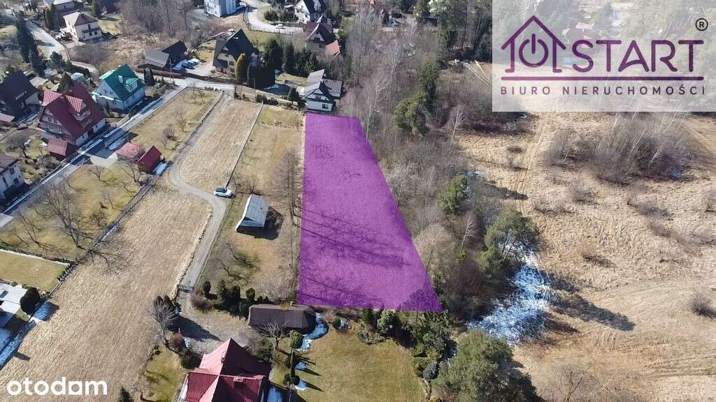 Działka z pozwoleniem na budowe- Rabka strefa A - Pełny obrazek: 4/11