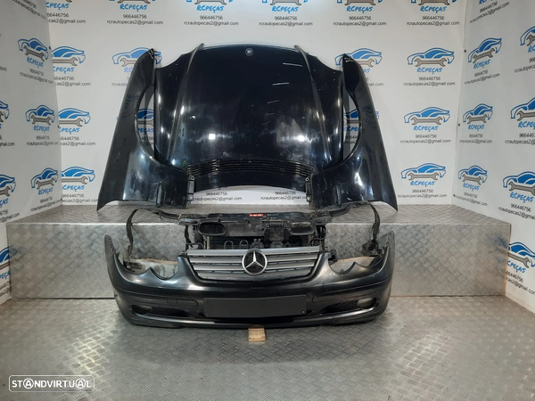 FRENTE COMPLETA MERCEDES BENZ C W203 CL203 COUPE CAPOT PARACHOQUES GUARDA-LAMAS OTICAS RADIADOR VENTILADOR FRENTE FIBRA REFORÇO - 10