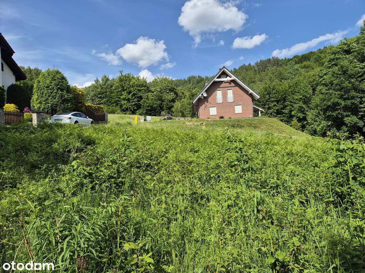 Działka budowlana, słońce, stok i aktywne pozwolenie na budowę - Pełny obrazek: 5/14
