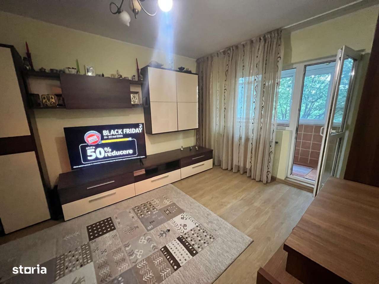 Pantelimon-Delfinului, 2 camere de vanzare, 53 mp, bloc 1979