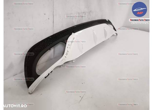 Spoiler Fusta Bara Spate Mercedes C Class Coupe W205 AMG 2014 2015 2016 2017 2018 original cu senzor - 2