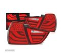 FAROLINS TRASEIROS PARA BMW SERIE 3 E90 08-12 LIGHT BAR VERMELHO CROMADO - 1