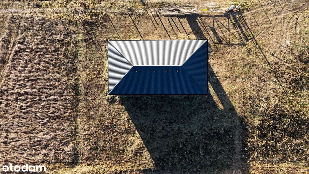 Nowoczesny dom parterowy w Klonówcu–trwała konstrukcja, stan zamknięty-6