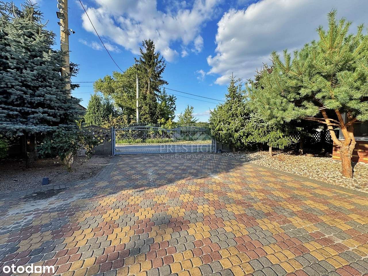 Dwa domy, siedlisko ze stawem i halą, wśród lasu-16