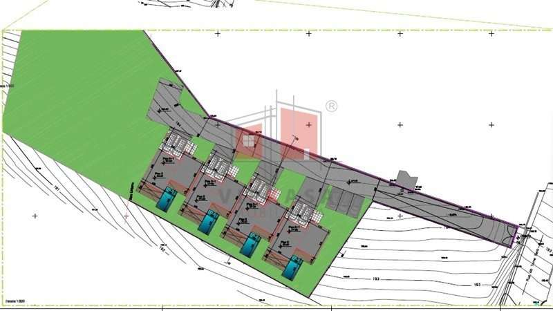 Terreno urbano para construção de 4 moradias geminadas - Grande imagem: 3/8