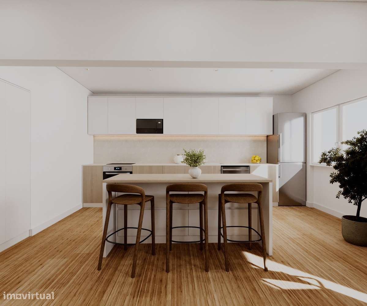 Apartamento T2 renovado no centro da Malveira-11