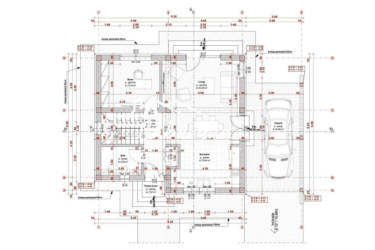 Casa individuala, 5 camere, 120mp utili, 504mp teren, zona Selimbar - Imagine principală: 5/10