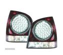 FAROLINS TRASEIROS LED PARA VOLKSWAGEN VW POLO 9N 9N3 01-09 VERMELHO BRANCO - 1